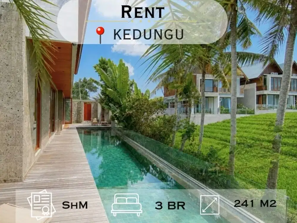 Long-Term Luxury Villa For Rent | Kedungu, Bali