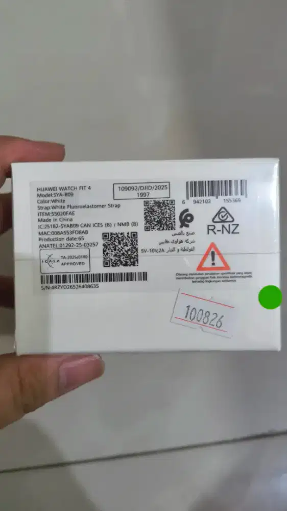 Fs huawei watch fit 4 white new