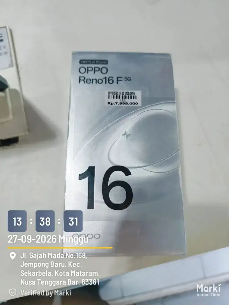 OPPO RENO 16F 5G RAM 8/256