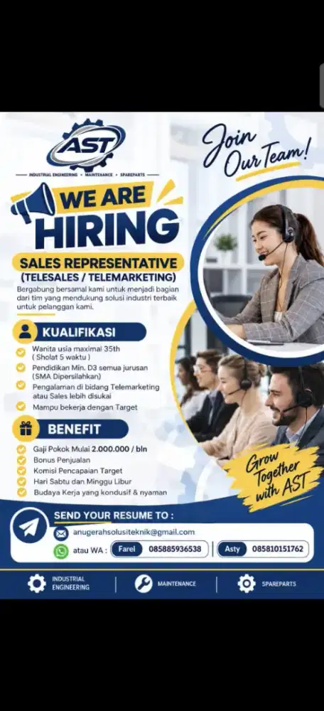 Lowongan telemarketing