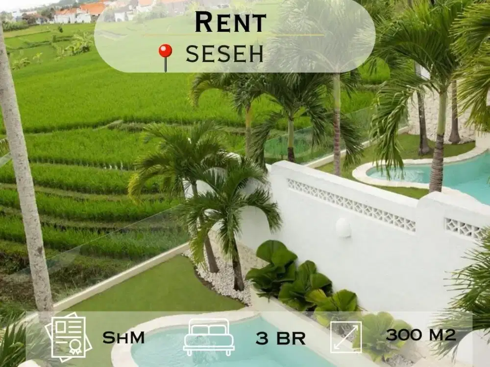 Luxury Mediterranean Villa For Lease / Rent – Seseh, Bali