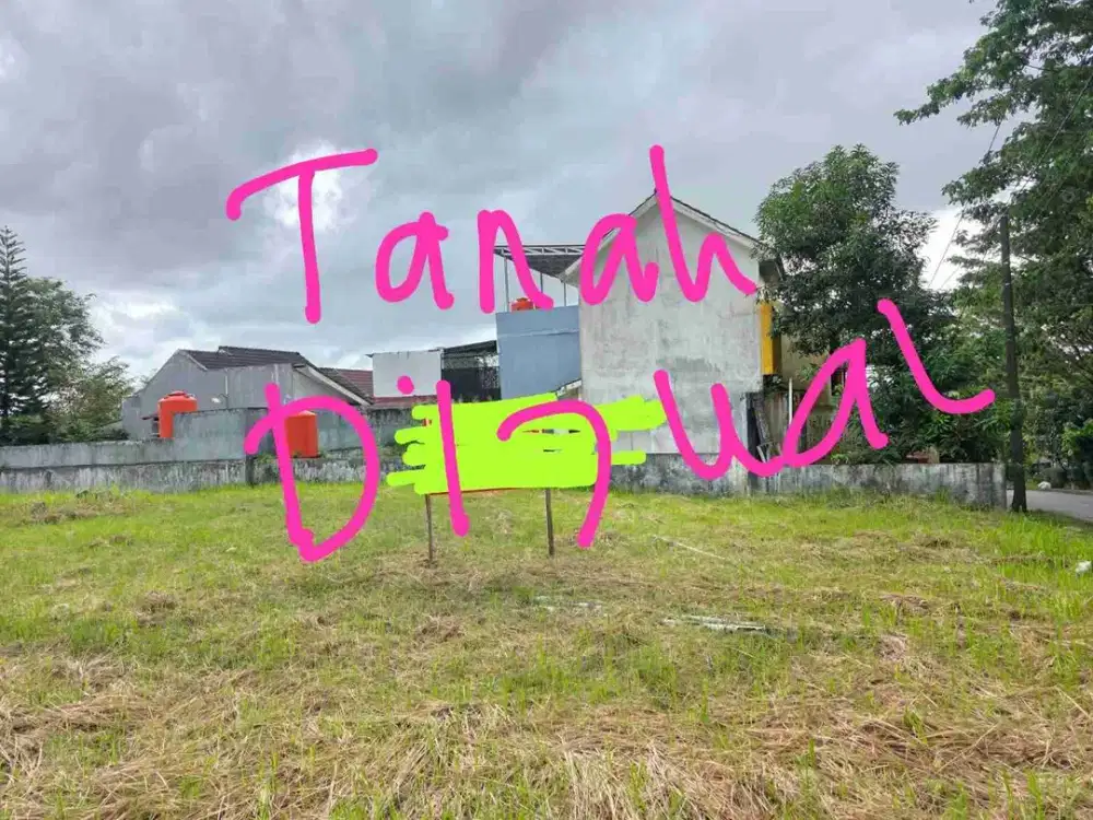 Tanah Cocok bangun rumah dekat pos security