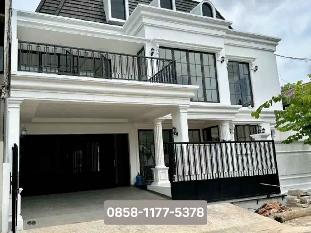 Dijual rumah brandnew american style ada pool di sektor 9 bintaro
