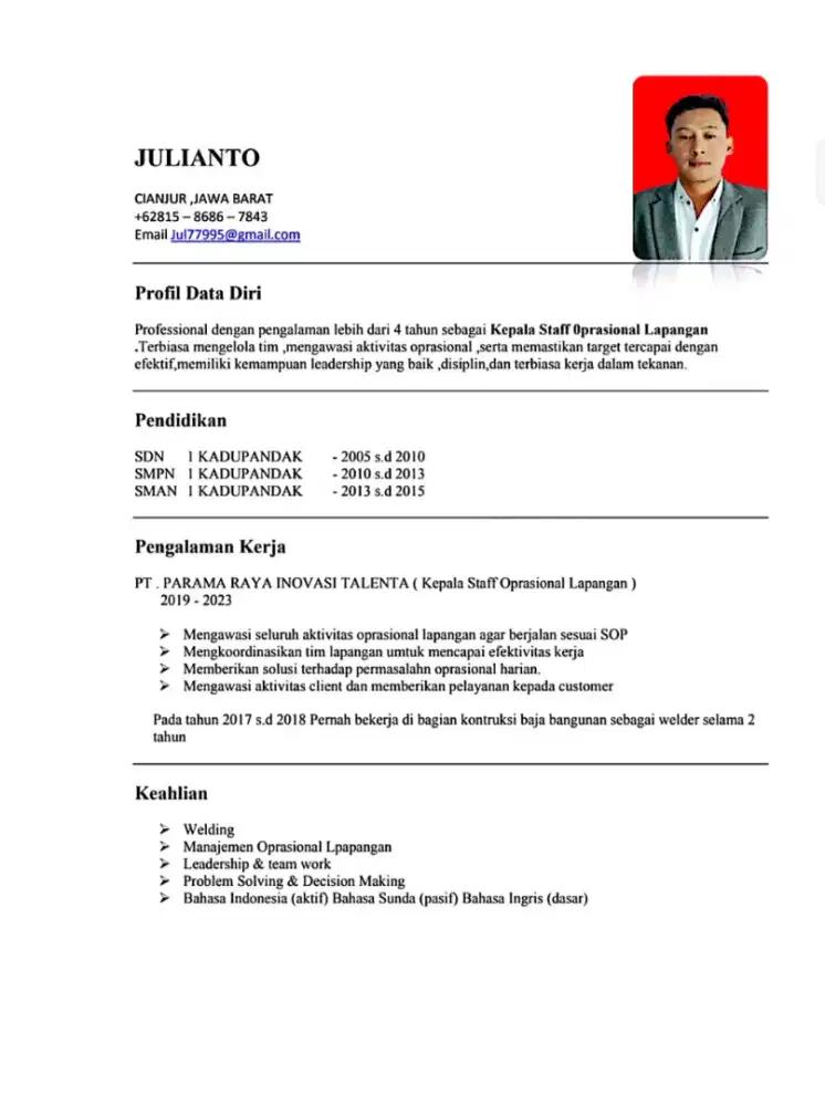 mencari pekerjaan