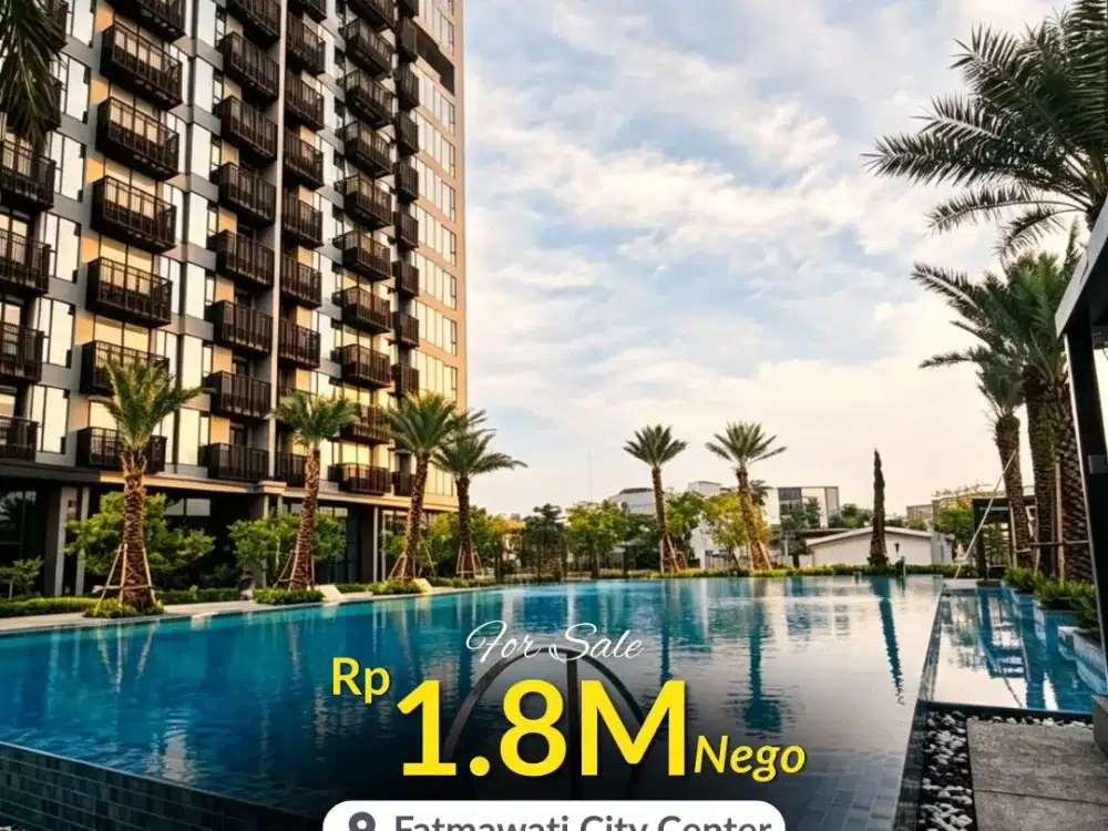 DIJUAL APARTEMEN FATMAWATI CITY CENTER
