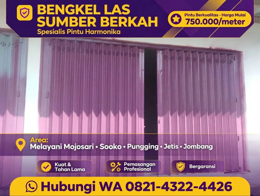 Pintu harmonika Mojosari