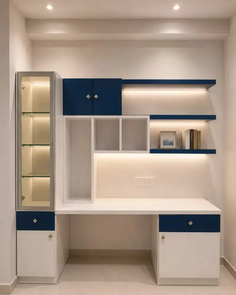 Kitchen set, kamar set, lemari, backdrop tv, isi rumah, isi kantor.