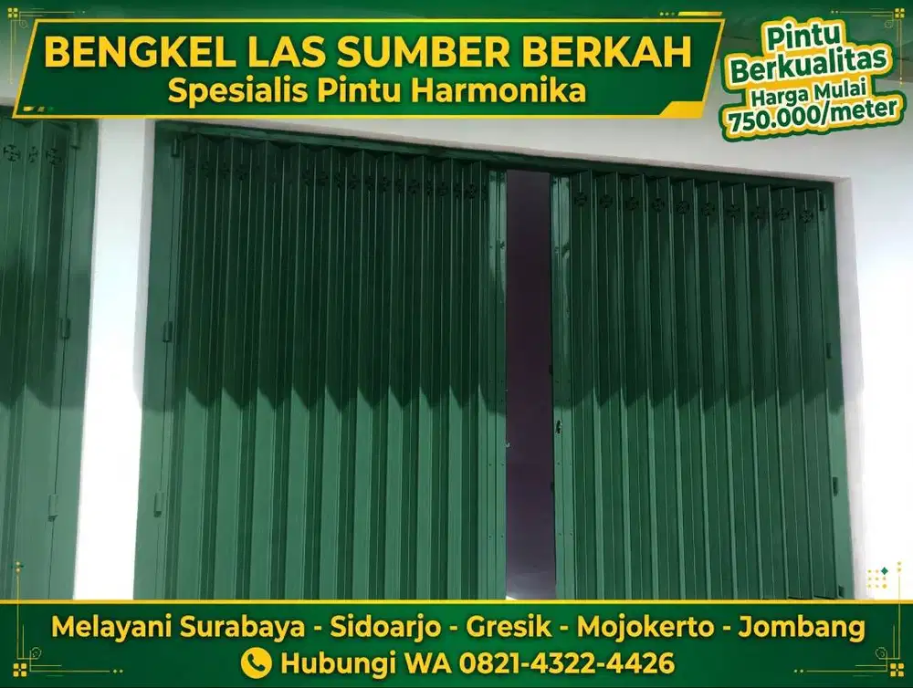 Pintu Harmonika Rungkut - Waru Siap survey