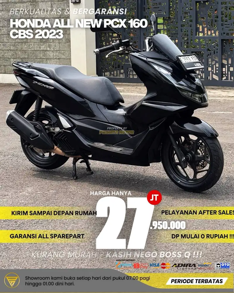 HONDA ALL NEW PCX 160 CBS 2023 !!!