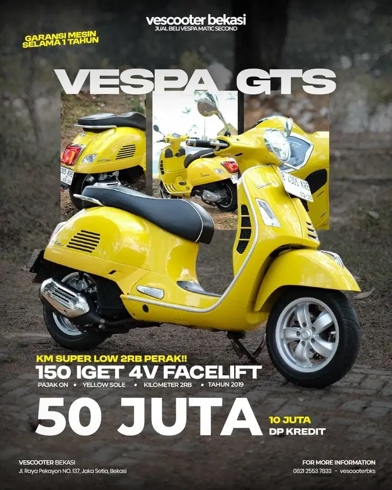 VESPA GTS 150 IGET 4V FACELIFT 2019