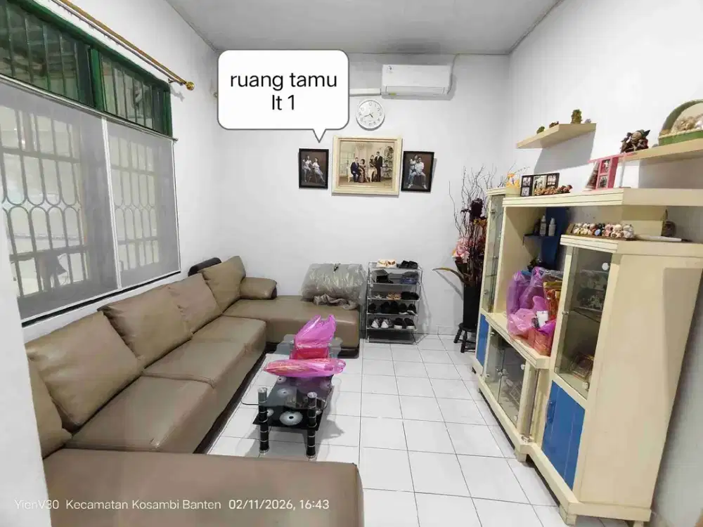 Dijual/Disewakan rumah siap huni di perumahan griya dadap estate, dadap - tangerang