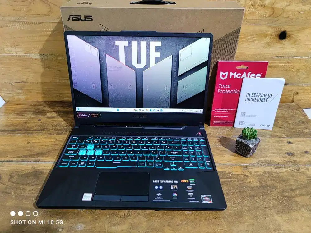 ASUS TUF FA506NCR Ryzen 7-7435HS 8GB/512GB RTX3050 4GB FULLSET