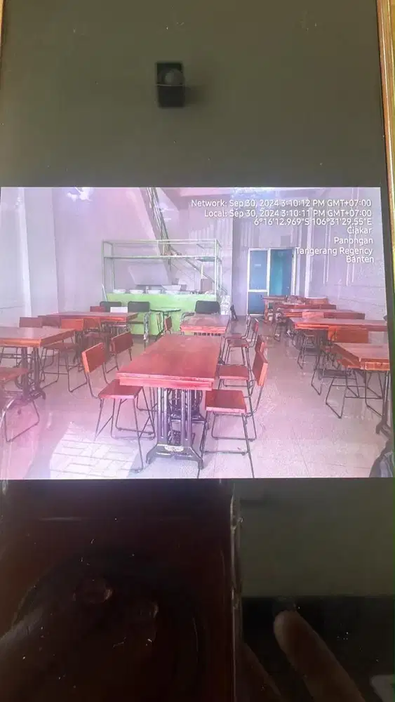 Meja +kursi kayu 1meja 4 kursi   Baru