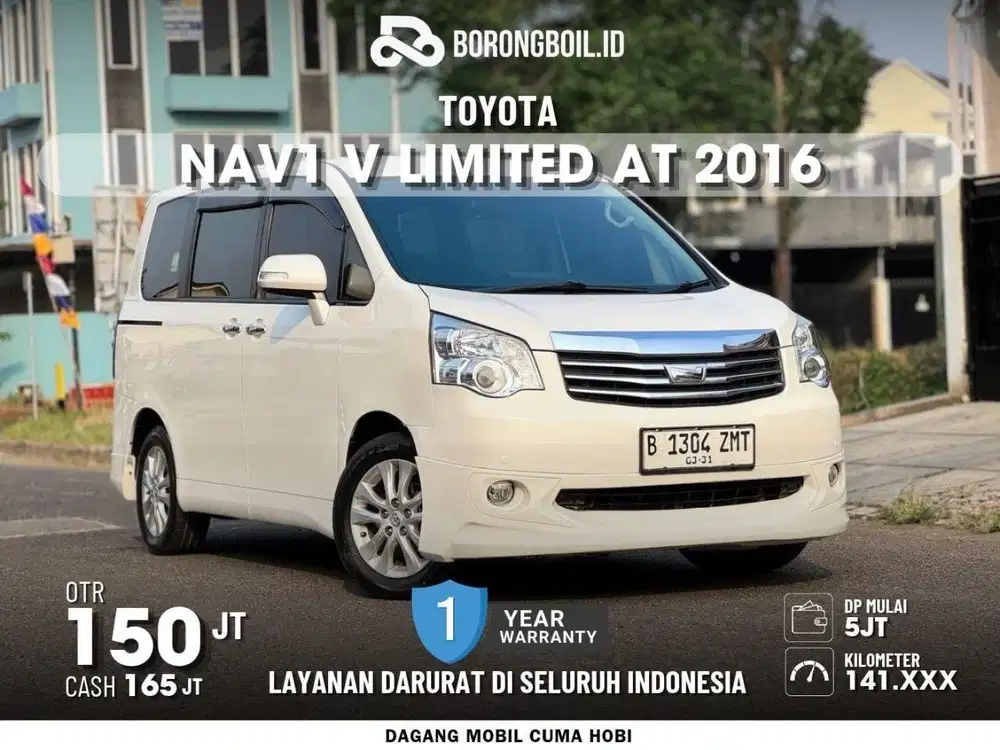 TERMURAH TOYOTA NAV1 V LIMITED AT 2.0 2016 PUTIH ISTIMEWA SIAP PAKAI