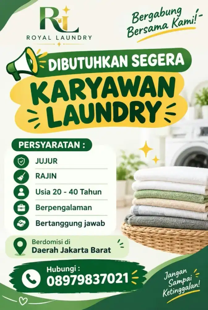 Lowongan Laundry