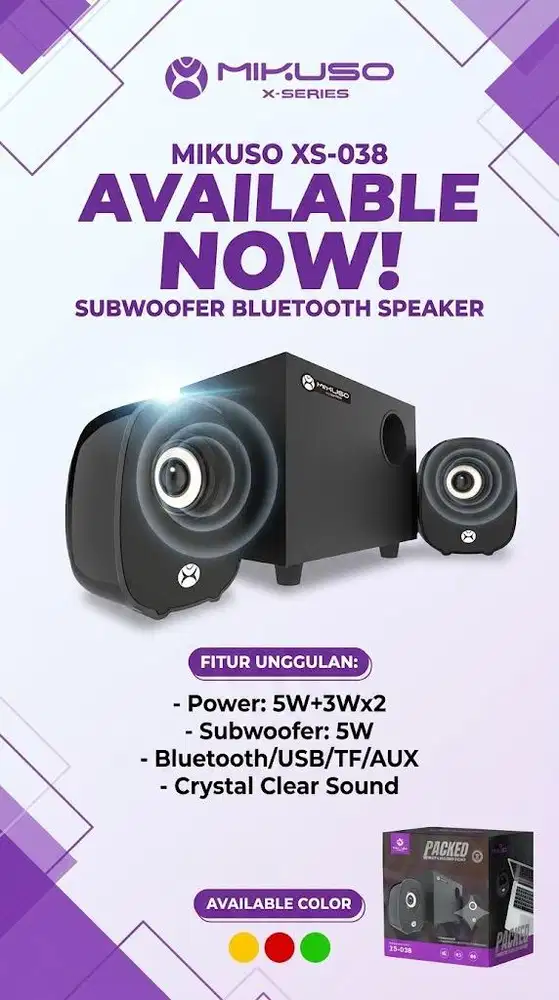 speaker mikuso bluetooth
