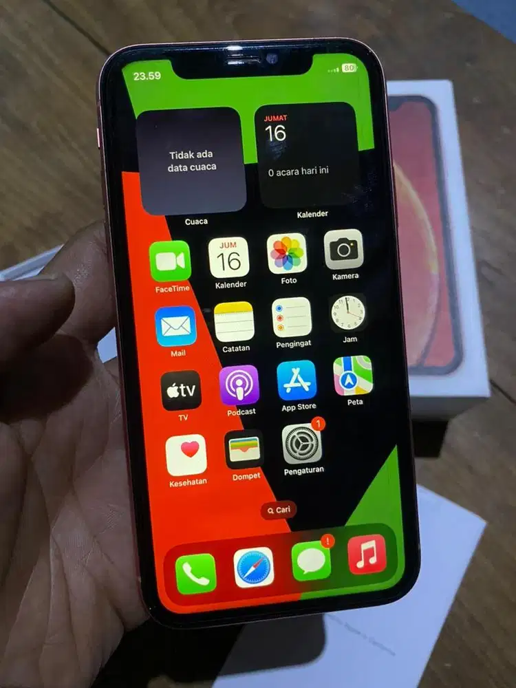 Iphone XR 64Gb resmi beacukai fungsi lancar semua bebas reset
