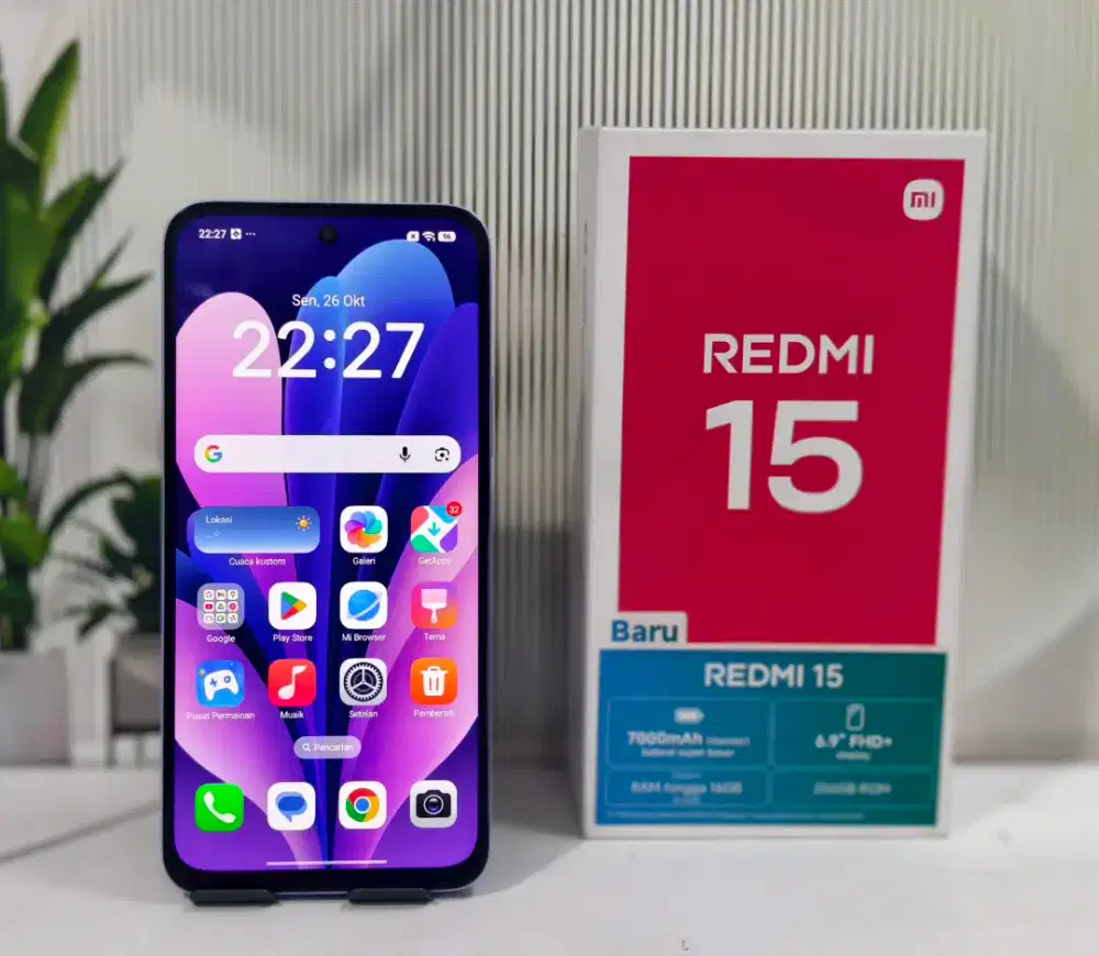 REDMI 15 || 8/256 || SECOND / BEKAS