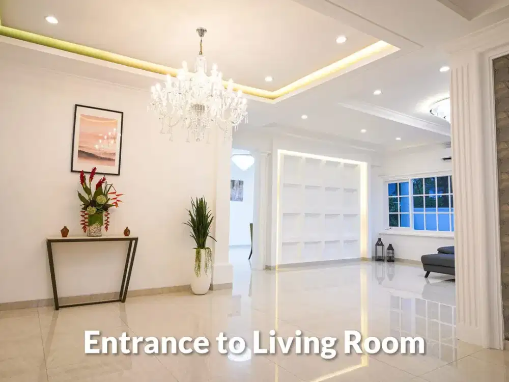 Dijual Cepat Rumah Mewah Kemang, LT 973m2, KT 3+1, KM 2+1, Semi Furnished, Hoek