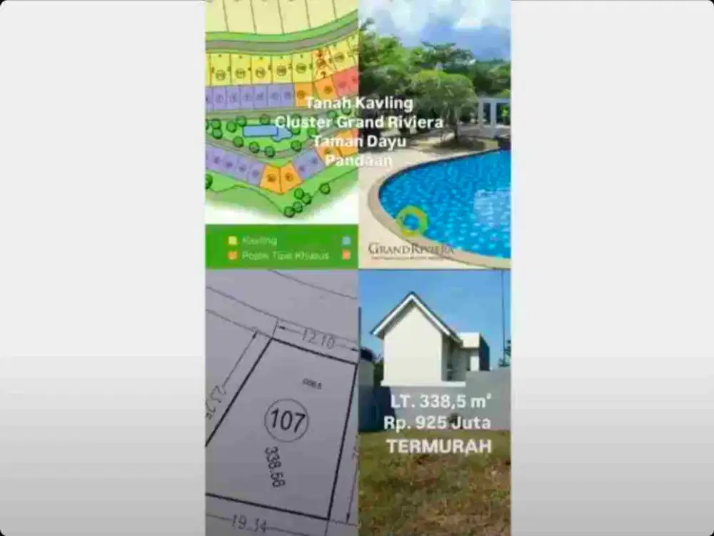 TER MURAH TANAH KAVLING TAMAN DAYU PANDAAN STRATEGIS ADA PRIVATE POOL