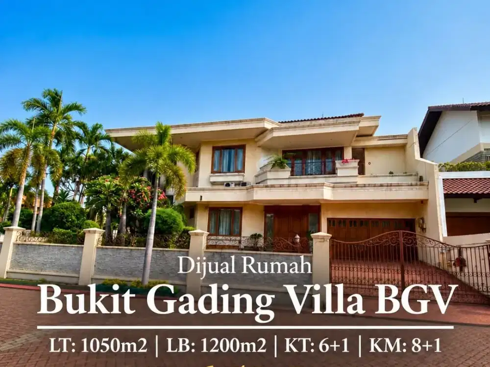 Dijual Rumah di Bukit Gading Villa BGV Kelapa Gading