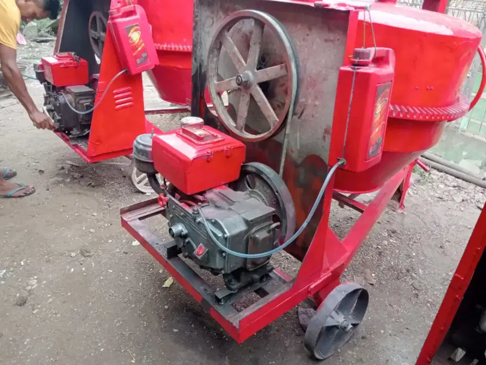 Molen cor siap untuk kerja proyek