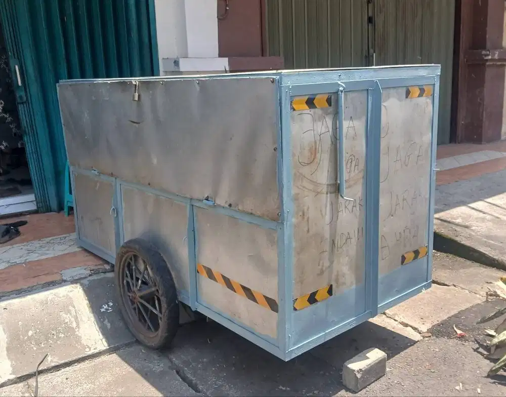 Gerobak Barang - Penyimpanan - Gerobak Jualan - Gerobak Pakaian Dagang