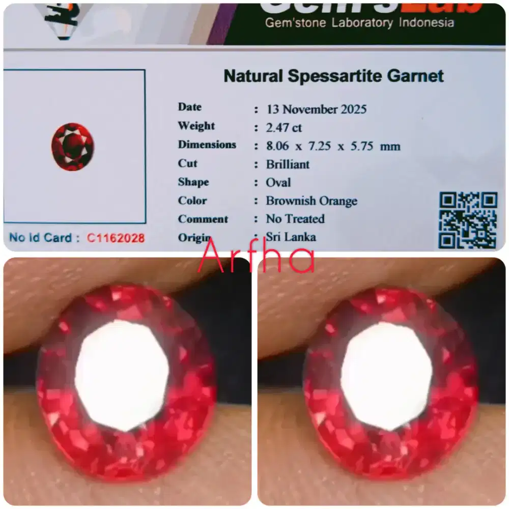Natural Spessartite Garnet
