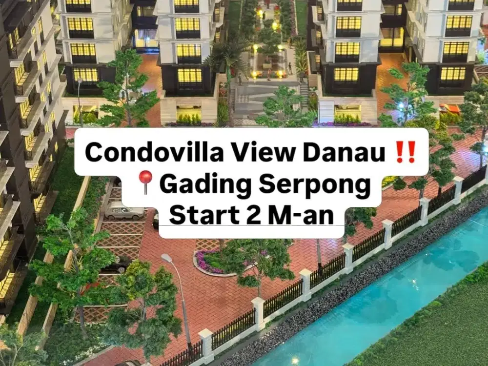 MONDEUX CONDOVILLA TERBARU DARI SUMMARECON SERPONG VIEW DANAU!