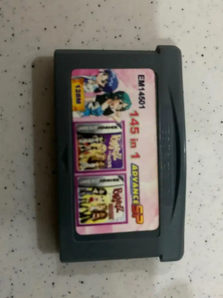 kaset gameboy gba bekas 145 in 1