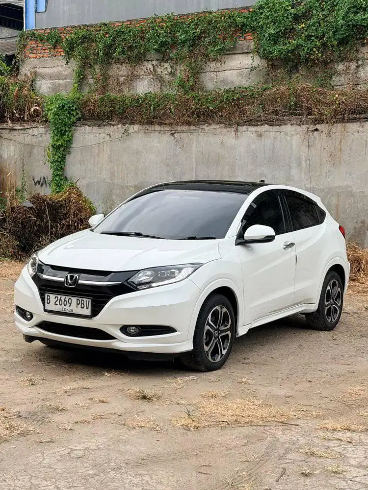 Hr-v prestige at matic 2018 putih, km low