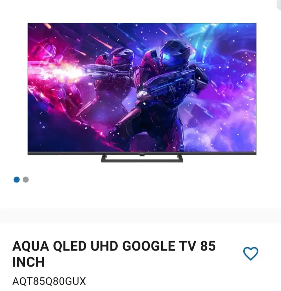 PROMO QLED TV AQUA 85 INCH