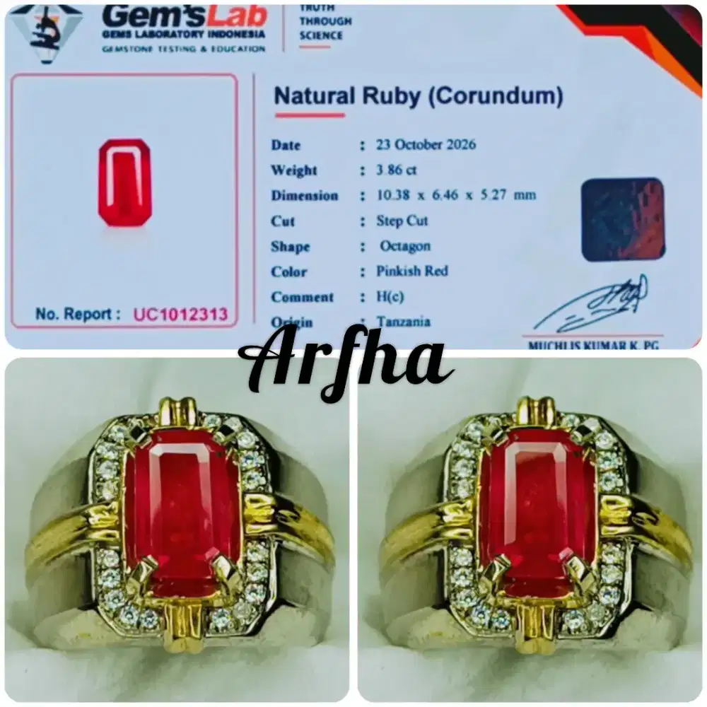 Natural Ruby Tanzania