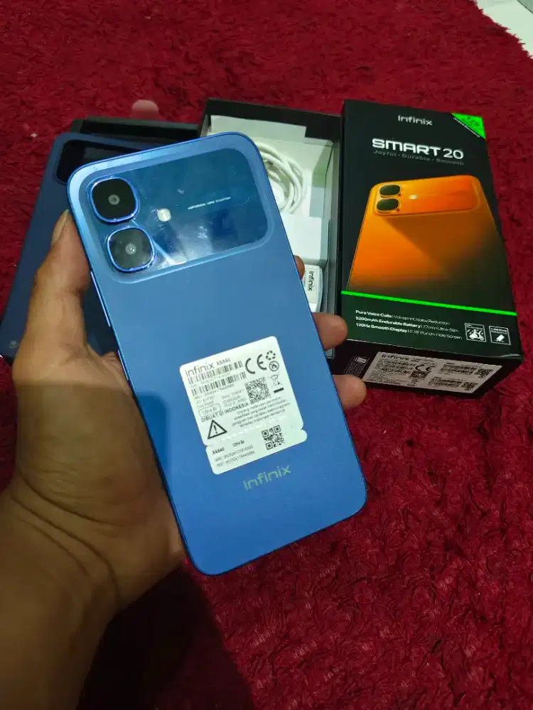 Infinix Smart 20 RAM 4+4/128GB Like New Garansi Resmi