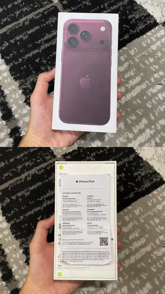 iPhone 18 Pro 256Gb Resmi iBOX NEW SEGEL