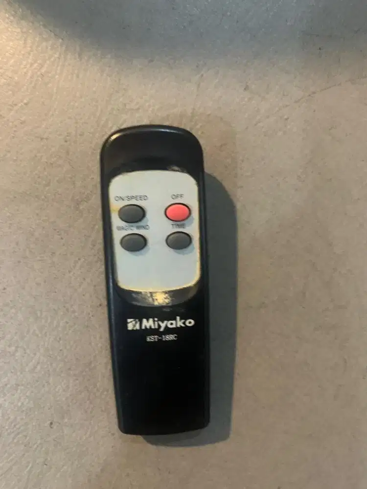remote kipas angin miyako bekas ori bawaan