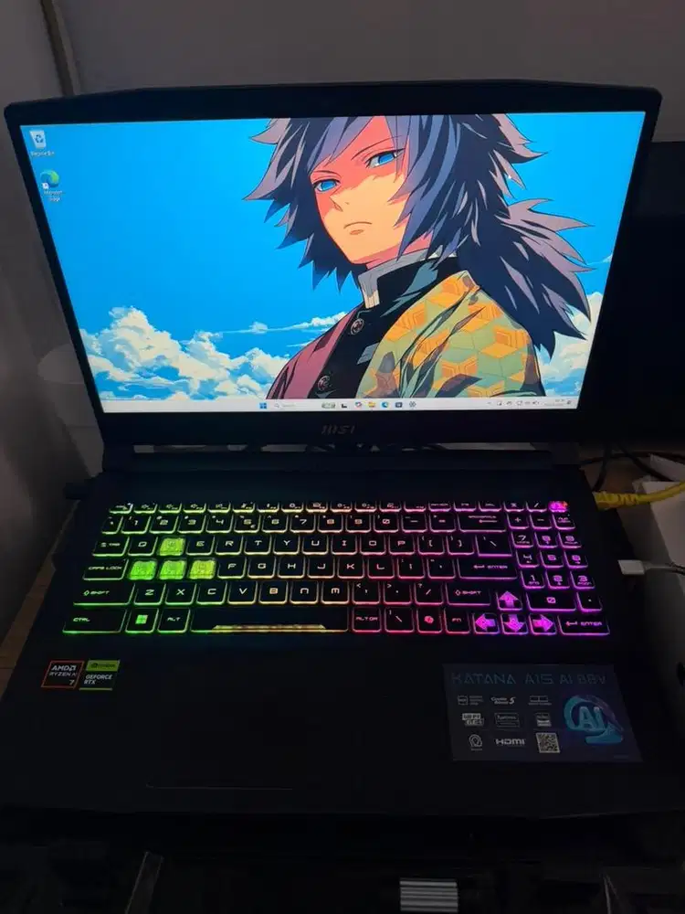 Jual Laptop Gaming MSI Katana Ryzen 7 RTX 4050 6 GB Ram 16 GB DDR5