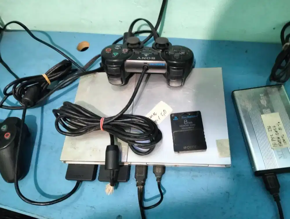 PS2 Slim seri 9 Matrix Hardisk External 500GB