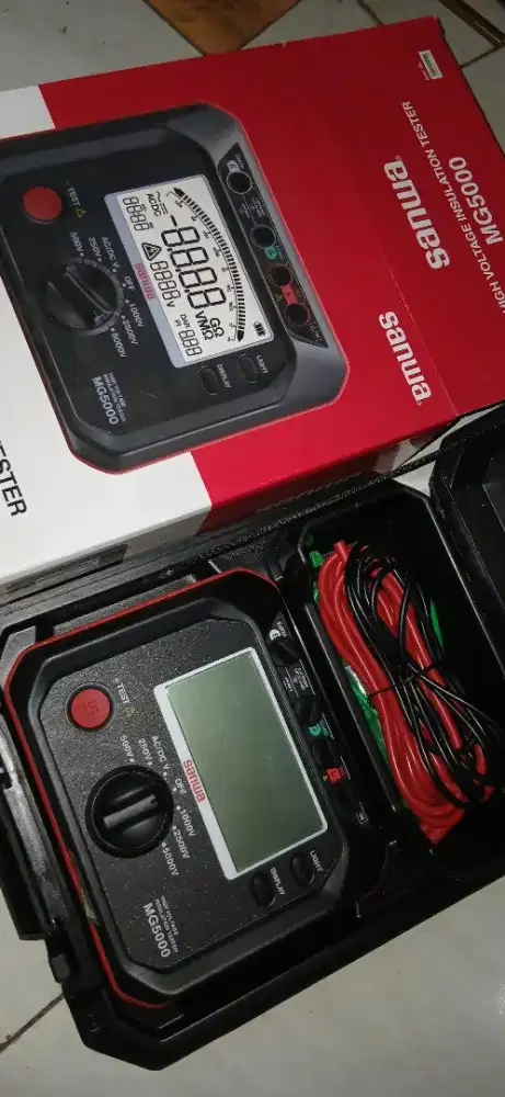 Megger sanwa & ETCR ground tester
