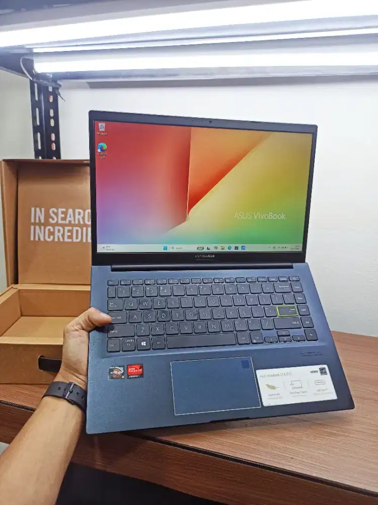 ASUS VIVOBOOK S14 AMD RYZEN 3 3250U RAM 8GB SSD 512GB FULLSET MULUS