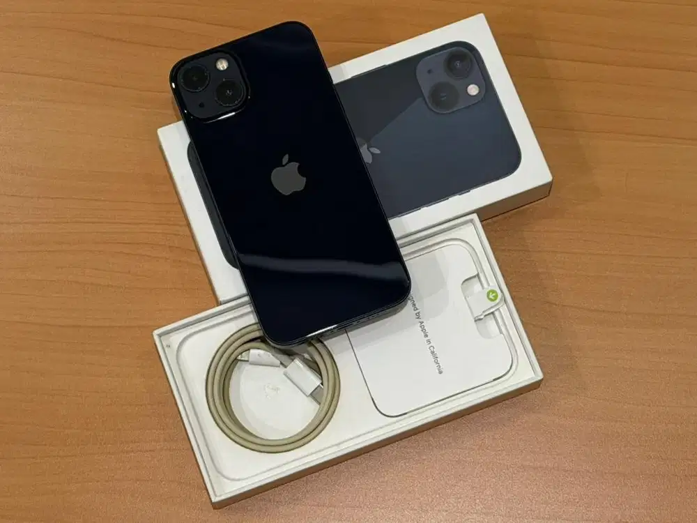 iPhone 13 128GB iBox Fullset Original Tanpa Minus