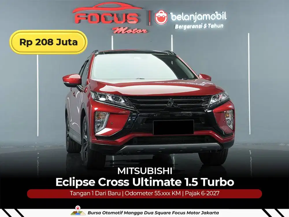 [GARANSI 5THN] Mitsubishi Eclipse Cross Ultimate Turbo 2019/2020/2021
