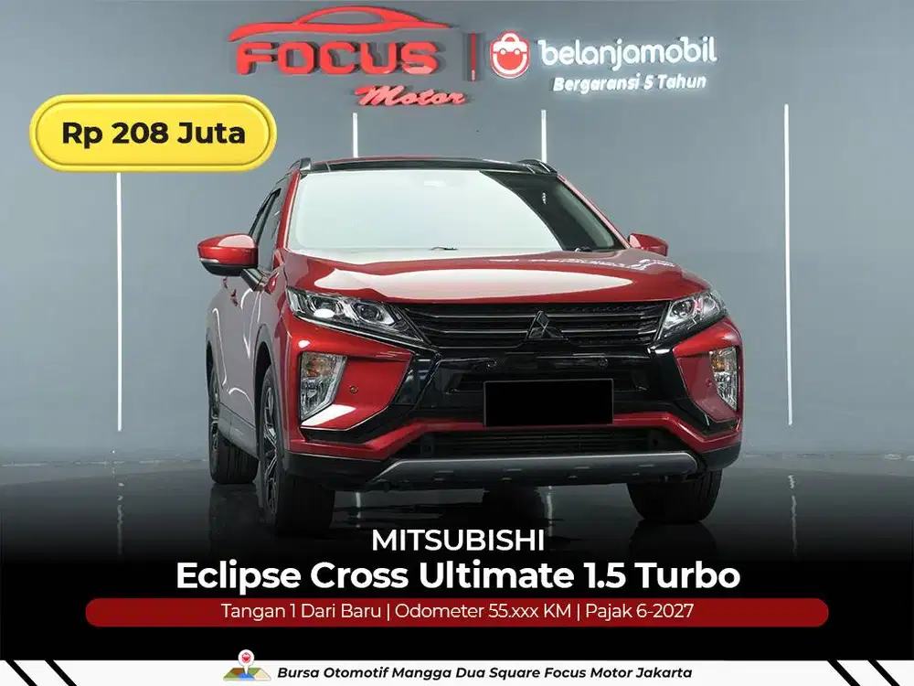 [GARANSI 5THN] Mitsubishi Eclipse Cross Ultimate Turbo 2019/2020/2021