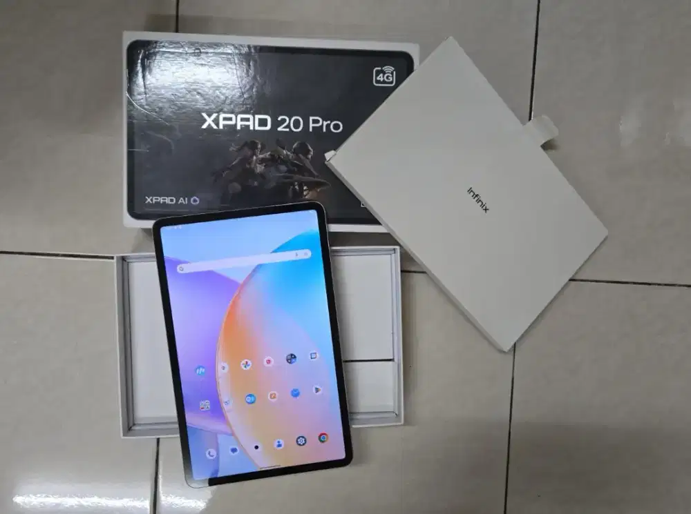 Tablet Xpad 20 pro ram 8/256 fullset nominus wifi + cellular