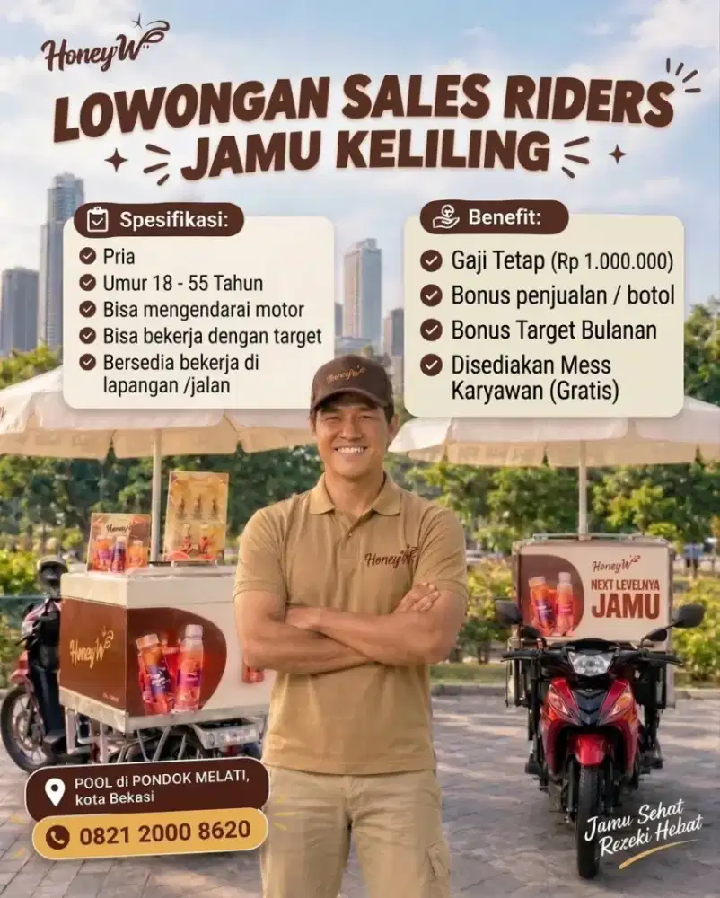 Lowongan Kerja Sales Jamu Keliling