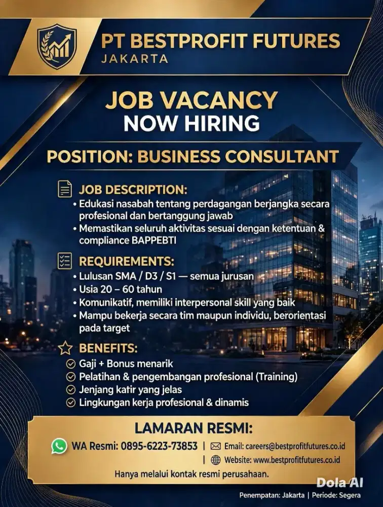 Loker 5 orang tercepat