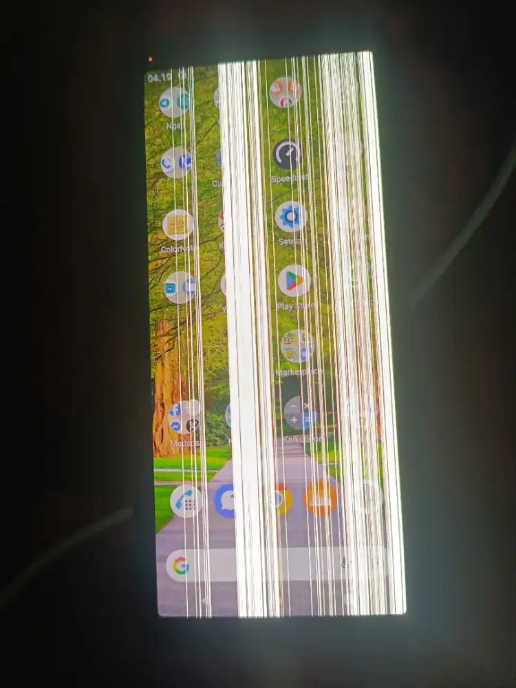 HP Xperia 5 I  6/64 GB Bekas Handphone Sony Second Preloved LCD Garis