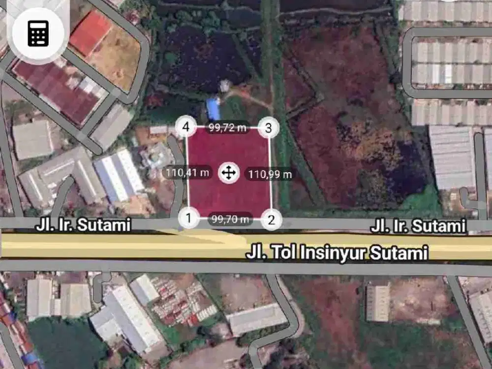 Di jual Tanah Pergudangan poros Ir sutami Makassar