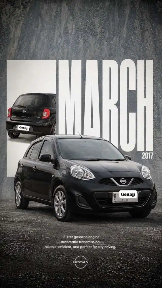 Nissan March 2017 Bensin