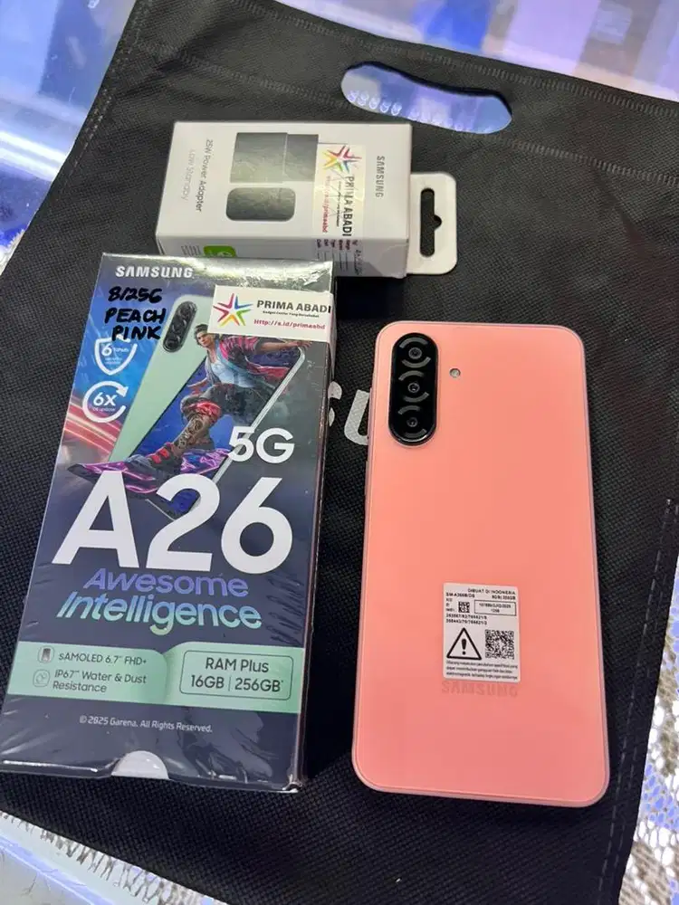 Samsung A26 5G 8/256 Pink Like New Garansi Panjang